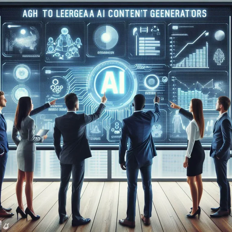 How to Leverage AI Content Generators