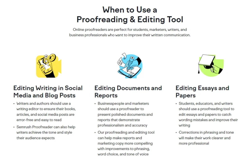 When to Use a
Proofreading & Editing Tool