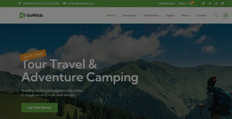 Gowilds WordPress Theme: Elevate Your Tour Booking Experience